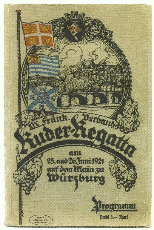 Titelseite des Programmhefts zur 19. Fränkischen Verbandsregatta