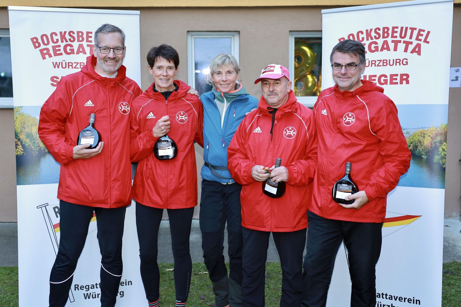 Siegerehrung der Bocksbeutelregatta